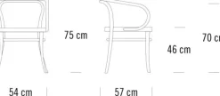 Thonet 209 Armstol, bøg fra><noscript><img width=