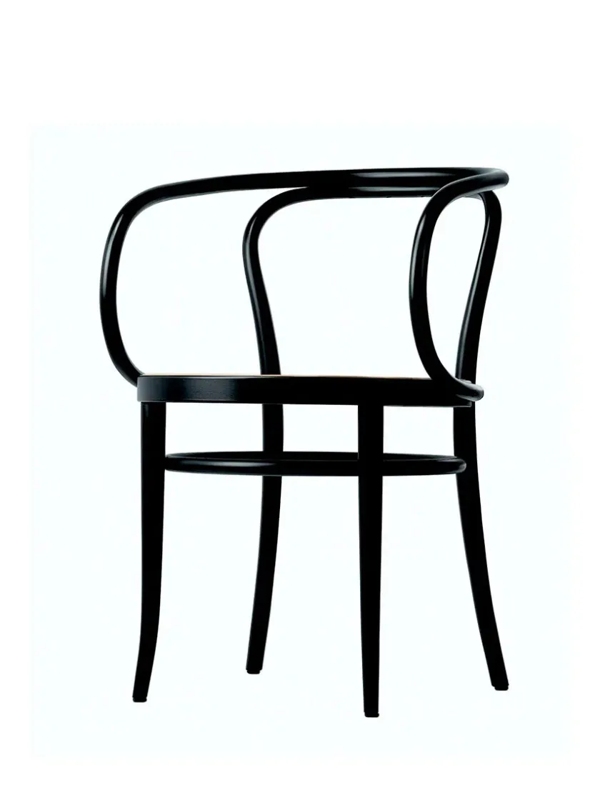 Thonet 209 Armstol, hvid fra> Spisebordsstole