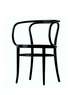 Thonet 209 Armstol, sort fra> Spisebordsstole