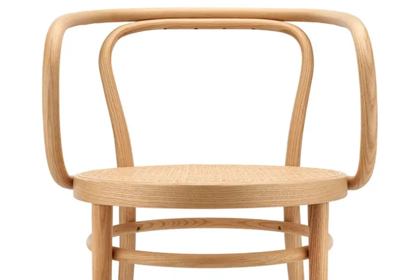 Thonet 209 Armstol, sort fra> Spisebordsstole