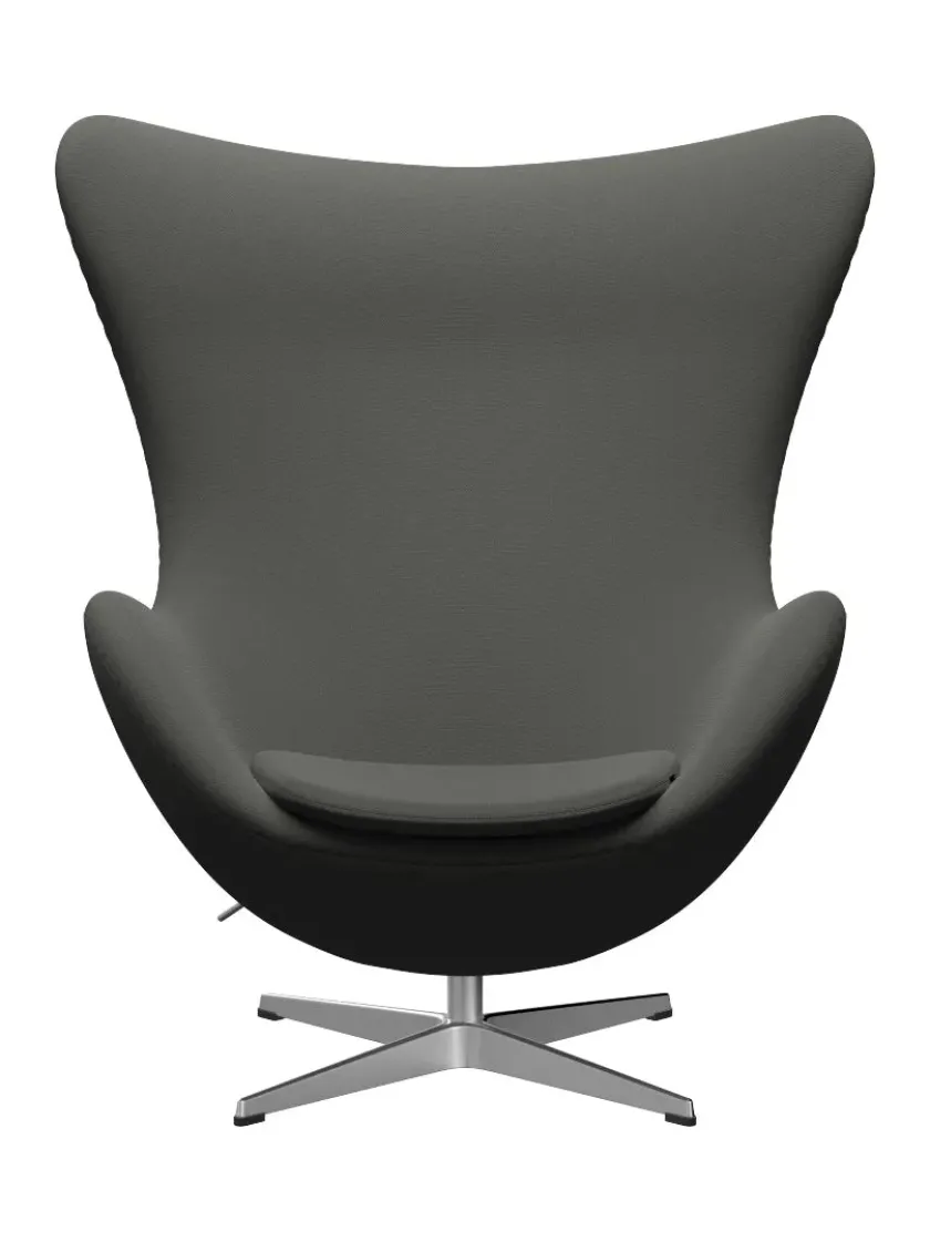 Fritz Hansen 3316 Ægget af Arne Jacobsen læder> Loungestole|Lænestole