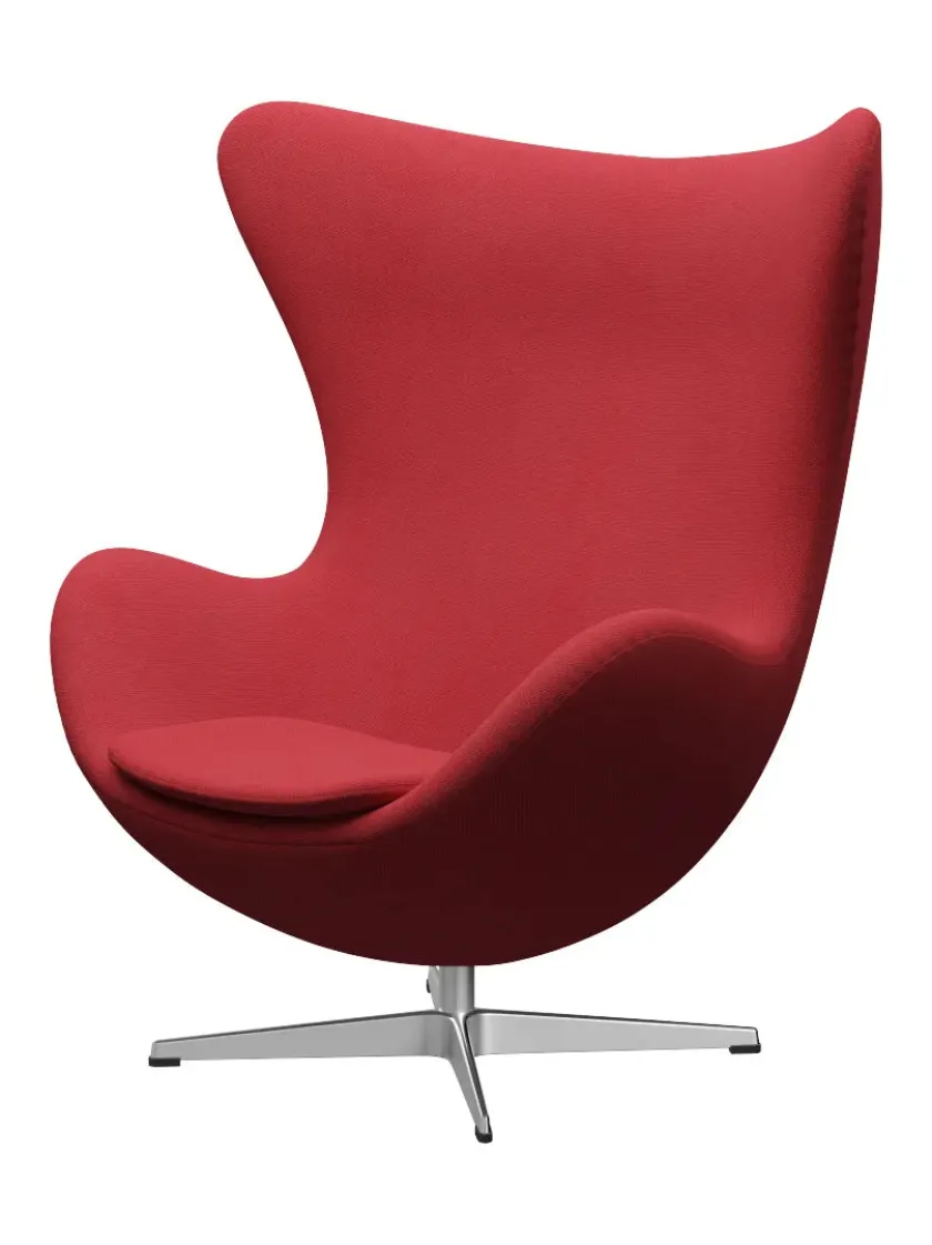 Fritz Hansen 3316 Ægget af Arne Jacobsen stofgr. 2> Loungestole|Lænestole