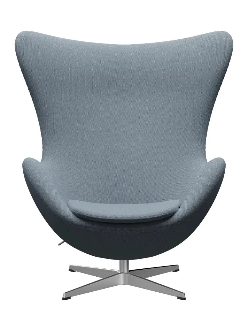 Fritz Hansen 3316 Ægget af Arne Jacobsen stofgr. 2> Loungestole|Lænestole