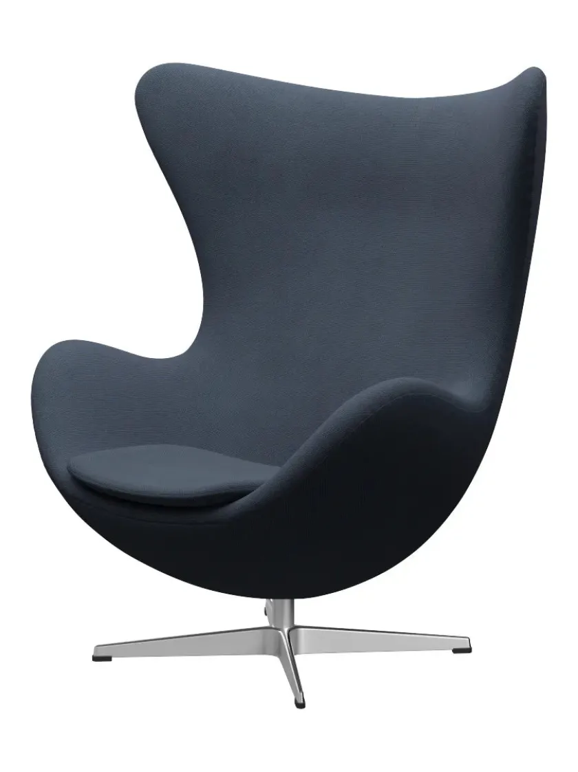 Fritz Hansen 3316 Ægget af Arne Jacobsen stofgr. 2> Loungestole|Lænestole