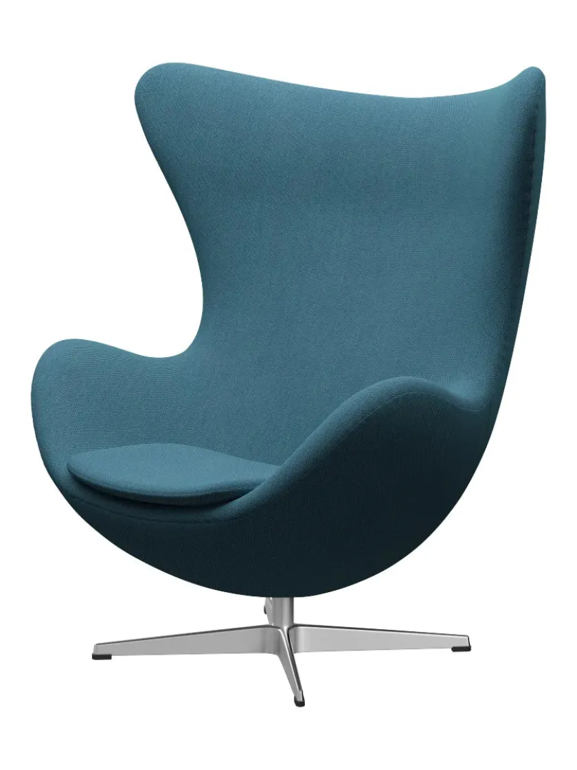 Fritz Hansen 3316 Ægget af Arne Jacobsen stofgr. 2> Loungestole|Lænestole
