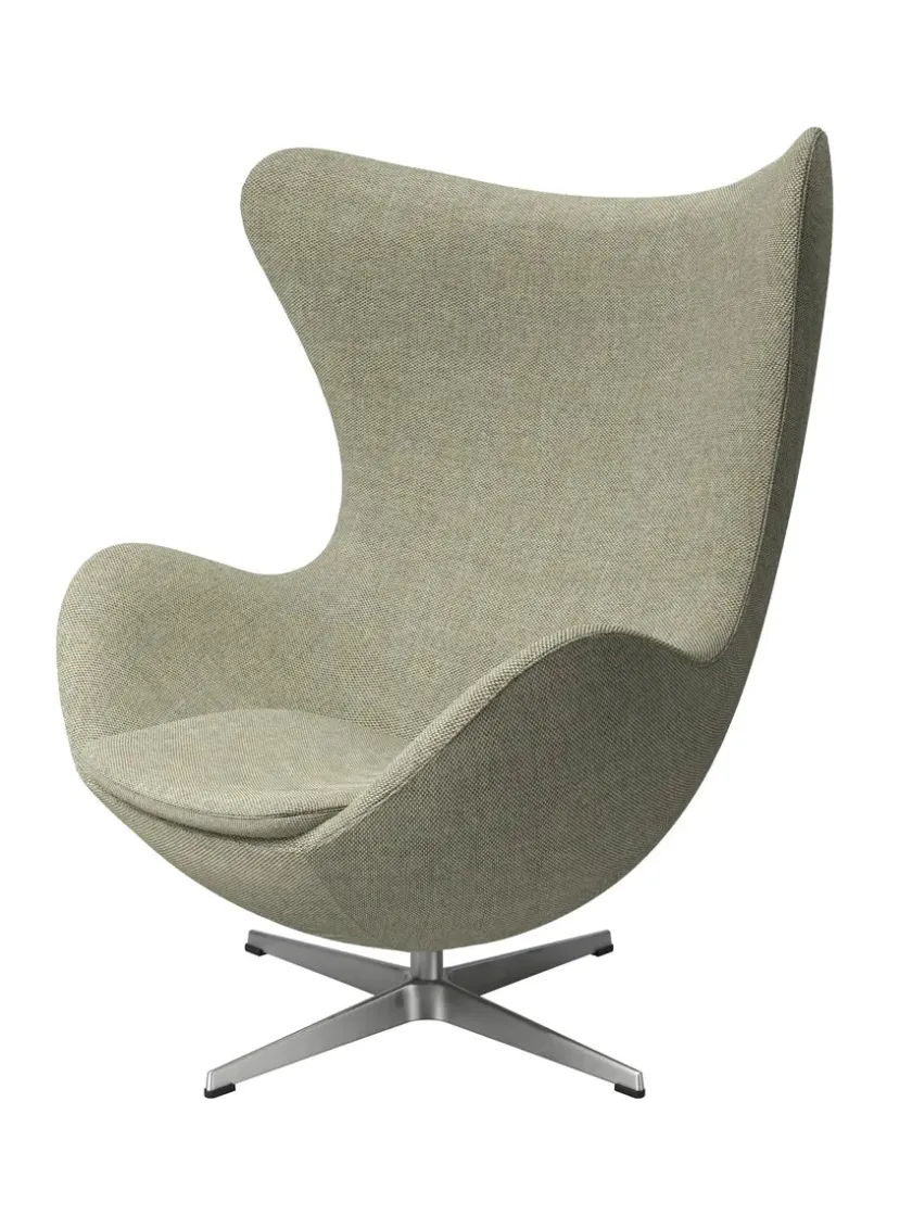Fritz Hansen 3316 Ægget af Arne Jacobsen stofgr. 2> Loungestole|Lænestole