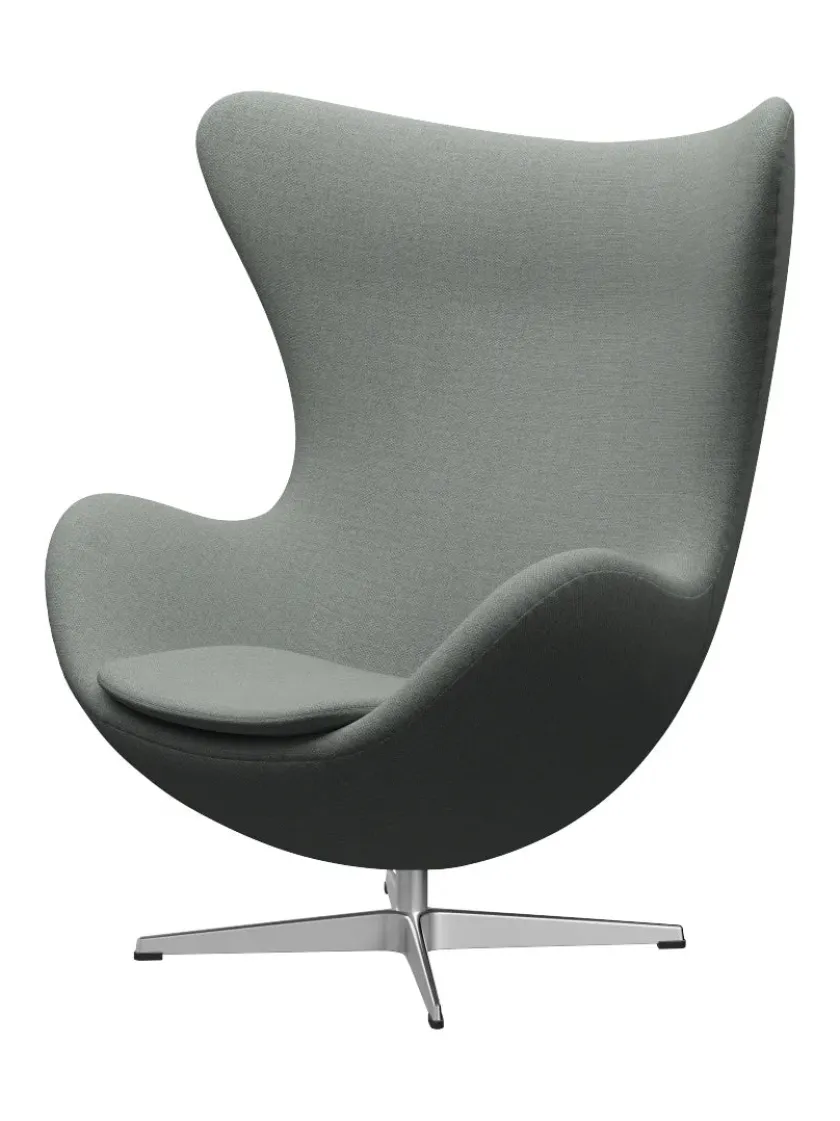Fritz Hansen 3316 Ægget af Arne Jacobsen stofgr. 2> Loungestole|Lænestole