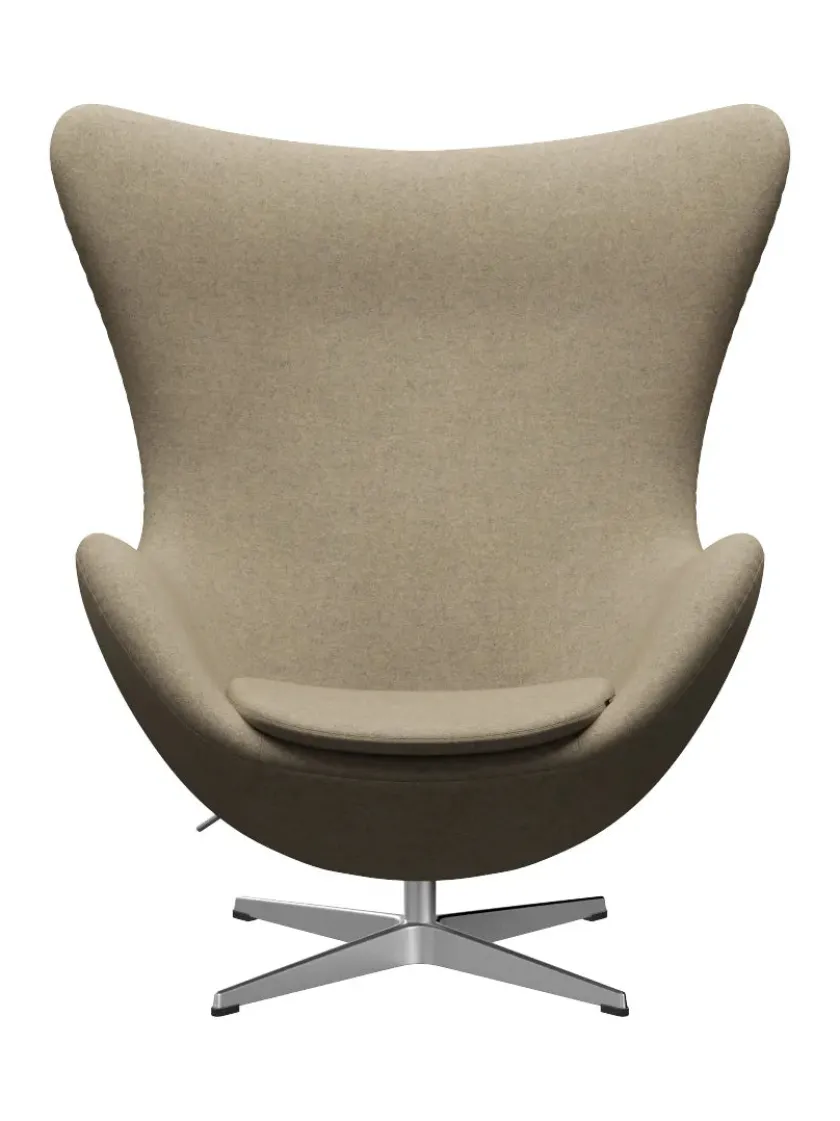 Fritz Hansen 3316 Ægget af Arne Jacobsen stofgr. 2> Loungestole|Lænestole