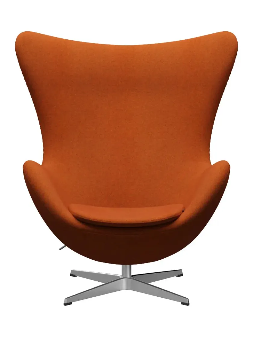 Fritz Hansen 3316 Ægget af Arne Jacobsen stofgr. 2> Loungestole|Lænestole