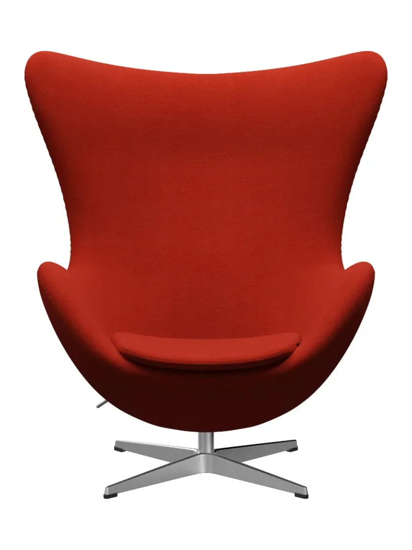 Fritz Hansen 3316 Ægget af Arne Jacobsen stofgr. 2> Loungestole|Lænestole
