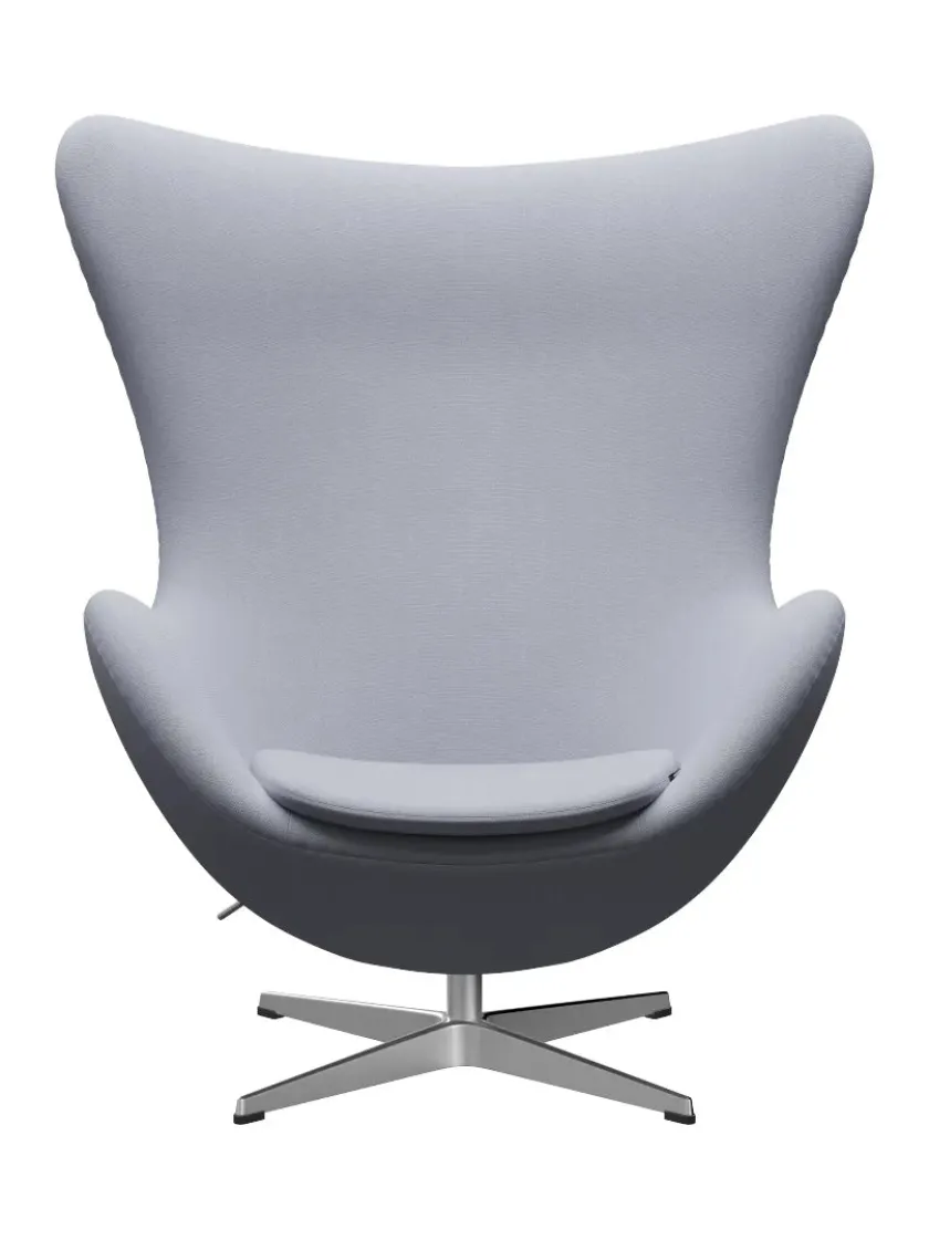 Fritz Hansen 3316 Ægget af Arne Jacobsen stofgr. 2> Loungestole|Lænestole