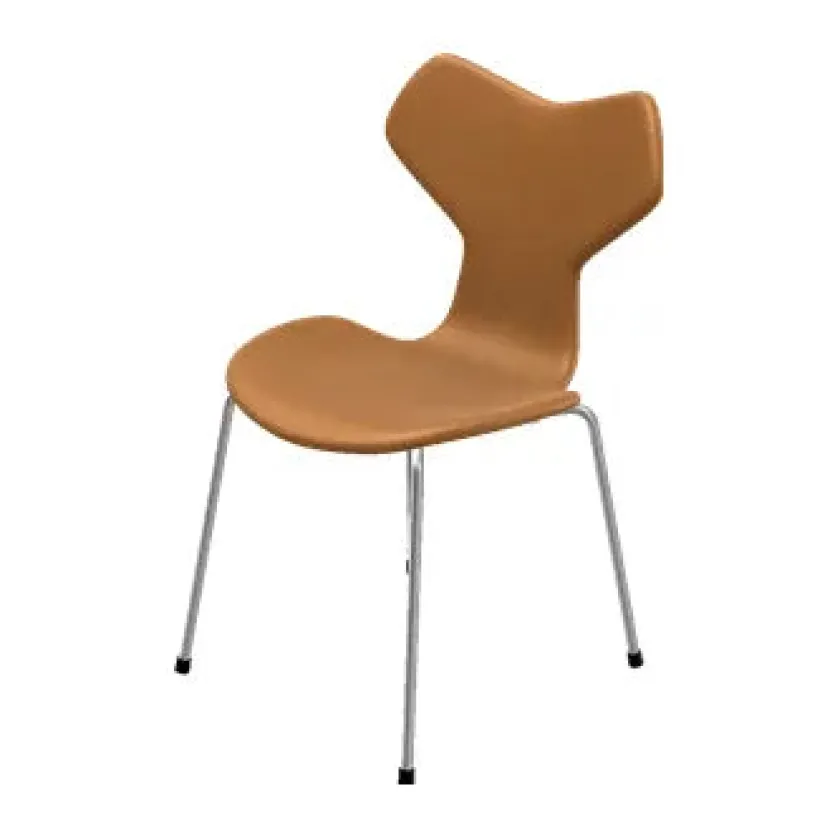 Fritz Hansen 3130 Grand Prix, fuldpolstret af Arne Jacobsen> Spisebordsstole