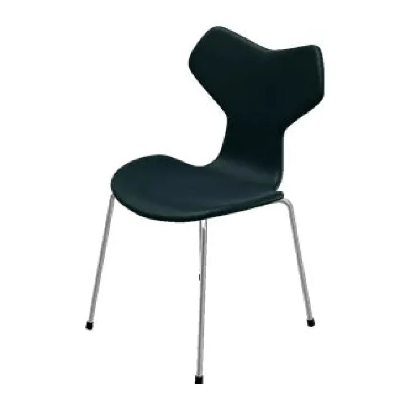 Fritz Hansen 3130 Grand Prix, fuldpolstret af Arne Jacobsen> Spisebordsstole