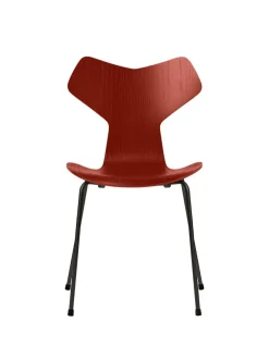Fritz Hansen 3130 Grand Prix stol i farvet ask af Arne Jacobsen><noscript><img width=