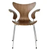 Fritz Hansen 3208 Liljen armstol i valnød af Arne Jacobsen> Spisebordsstole