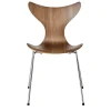 Fritz Hansen 3108 Liljen stol i valnød af Arne Jacobsen> Spisebordsstole
