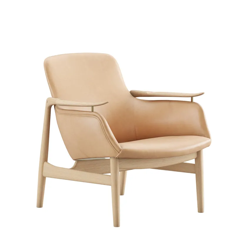 House of Finn Juhl 53 Lænestol, valnød af Finn Juhl> Lænestole