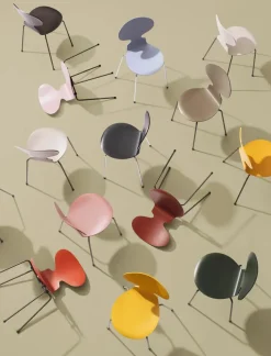 Fritz Hansen 3101 Myren Stol i farvet ask af Arne Jacobsen><noscript><img width=