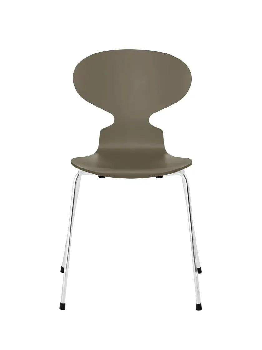 Fritz Hansen 3101 Myren Stol lakeret af Arne Jacobsen> Spisebordsstole