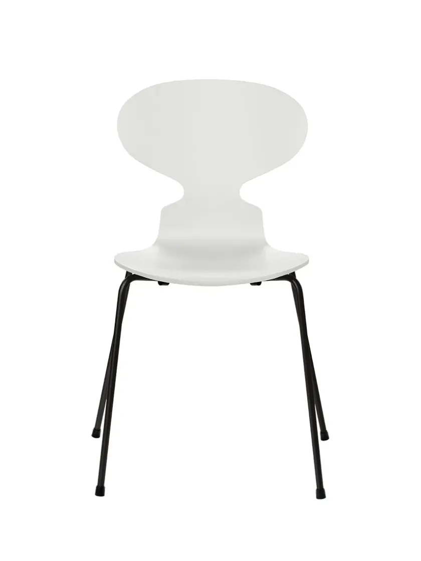 Fritz Hansen 3101 Myren Stol lakeret af Arne Jacobsen> Spisebordsstole
