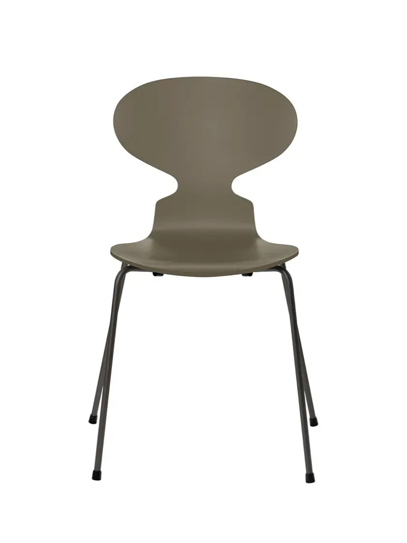 Fritz Hansen 3101 Myren Stol lakeret af Arne Jacobsen> Spisebordsstole