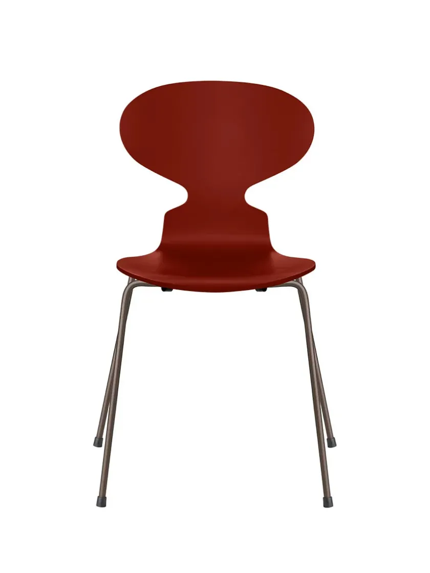 Fritz Hansen 3101 Myren Stol lakeret af Arne Jacobsen> Spisebordsstole