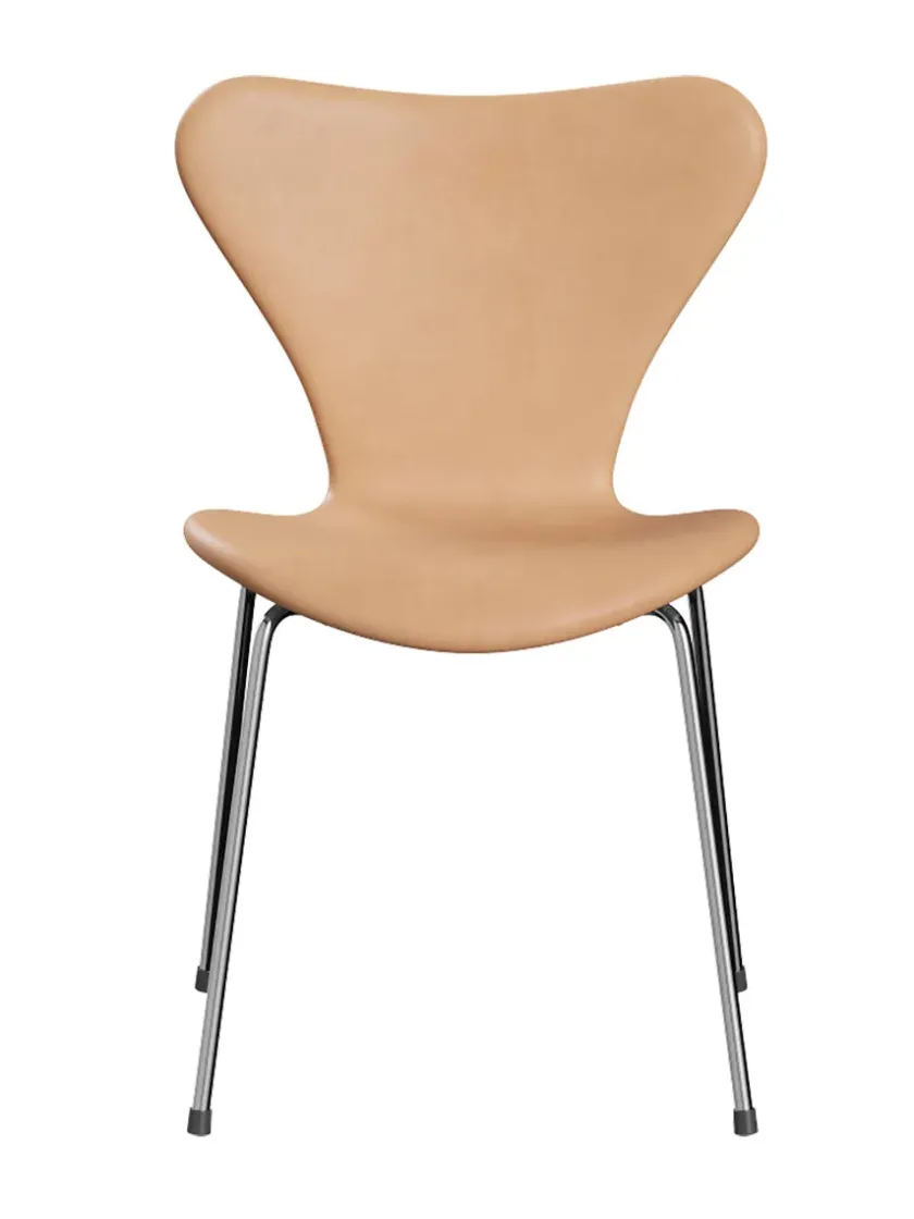 Fritz Hansen 3107 Serie 7, fuldpolstret af Arne Jacobsen> Spisebordsstole