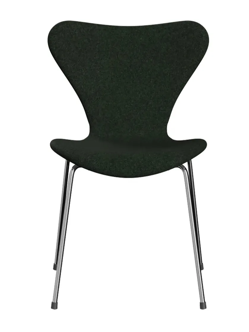 Fritz Hansen 3107 Serie 7, fuldpolstret af Arne Jacobsen> Spisebordsstole