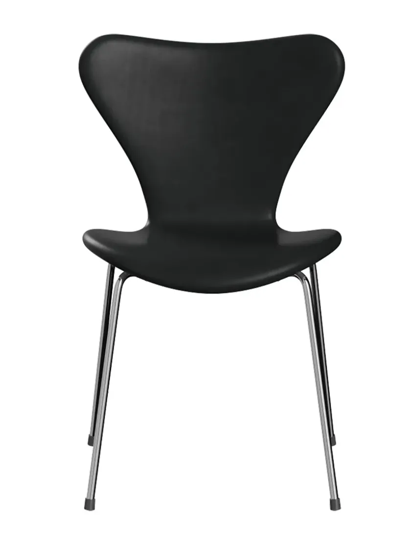Fritz Hansen 3107 Serie 7, fuldpolstret af Arne Jacobsen> Spisebordsstole