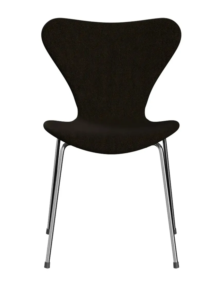 Fritz Hansen 3107 Serie 7, fuldpolstret af Arne Jacobsen> Spisebordsstole