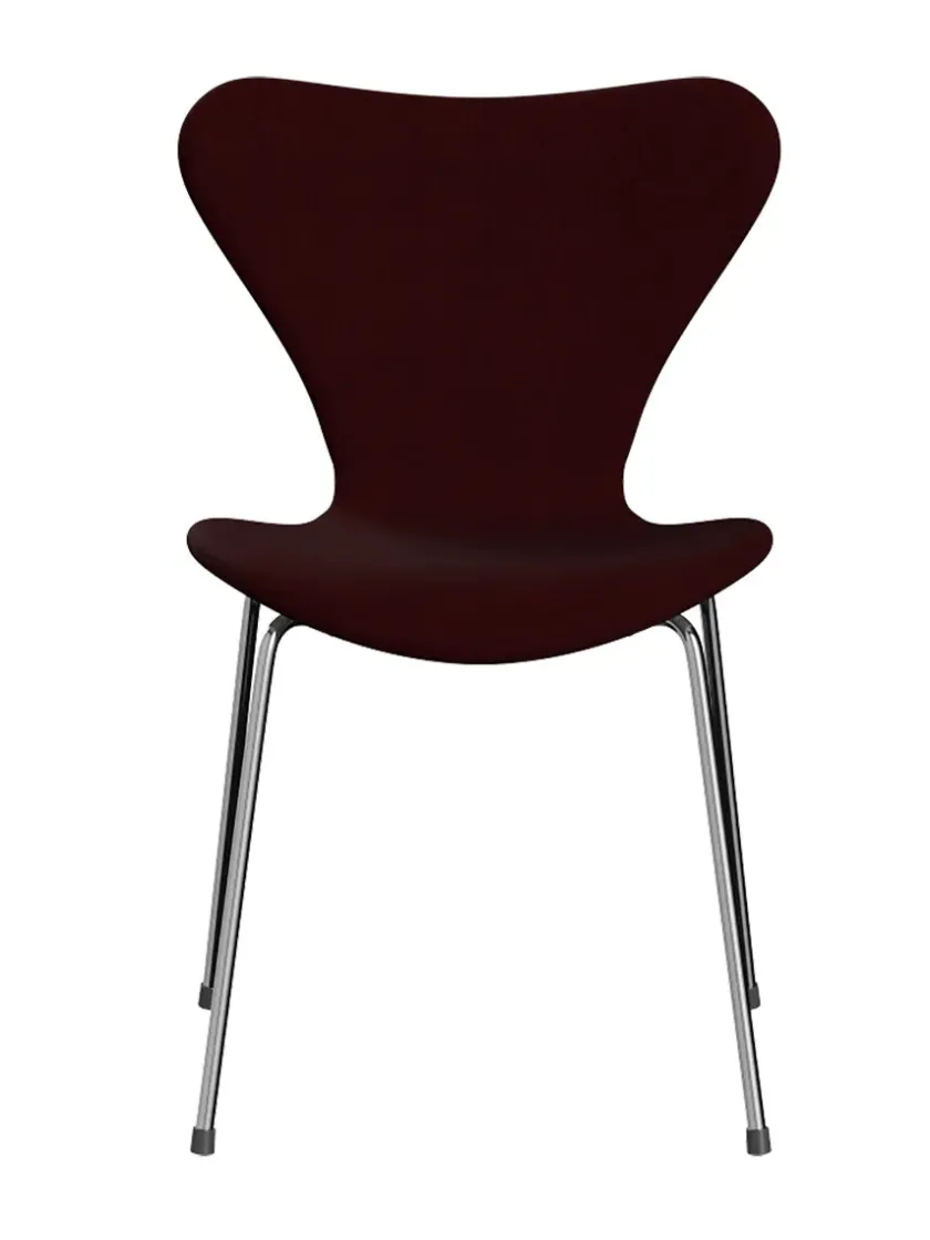 Fritz Hansen 3107 Serie 7, fuldpolstret af Arne Jacobsen> Spisebordsstole
