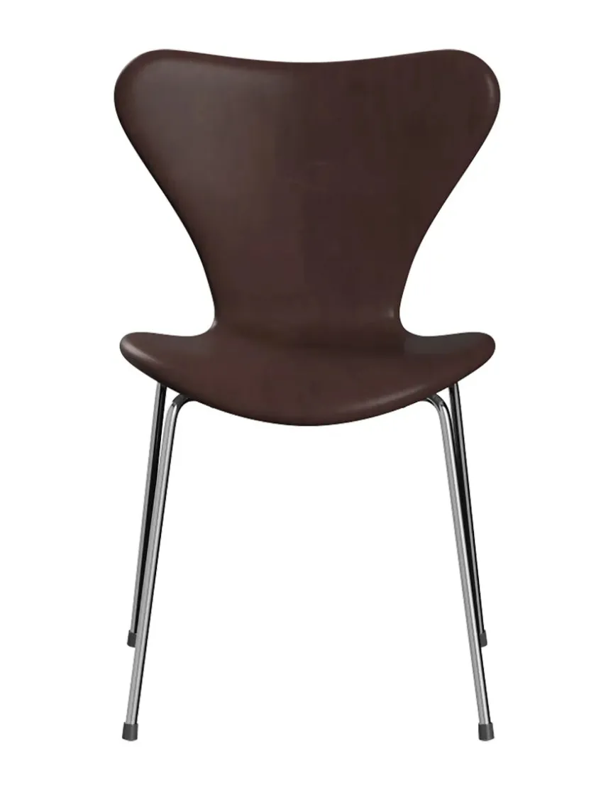 Fritz Hansen 3107 Serie 7, fuldpolstret af Arne Jacobsen> Spisebordsstole