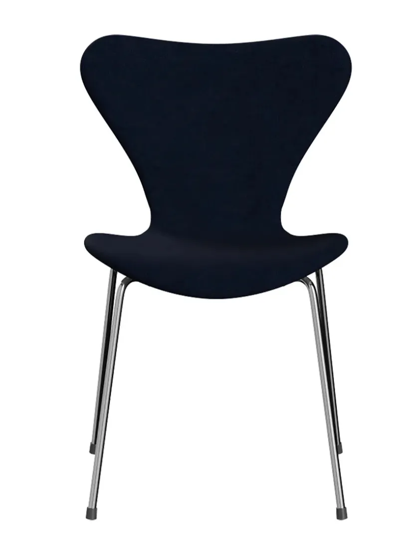 Fritz Hansen 3107 Serie 7, fuldpolstret af Arne Jacobsen> Spisebordsstole