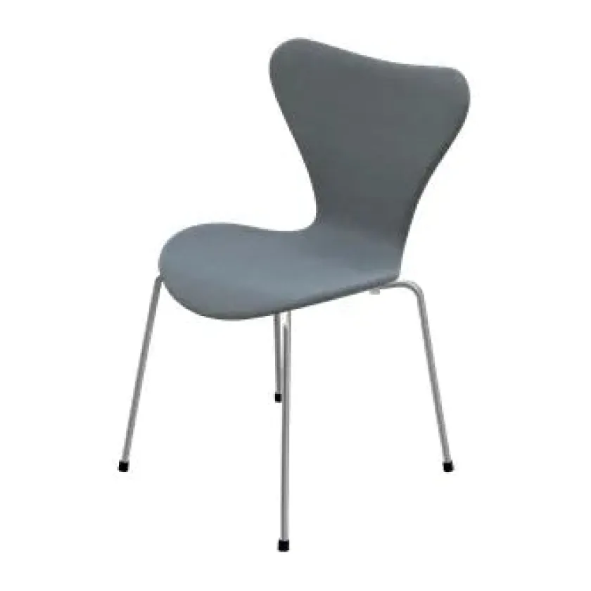 Fritz Hansen 3107 Serie 7, fuldpolstret af Arne Jacobsen> Spisebordsstole