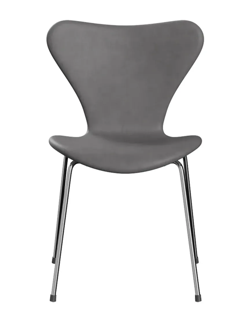 Fritz Hansen 3107 Serie 7, fuldpolstret af Arne Jacobsen> Spisebordsstole