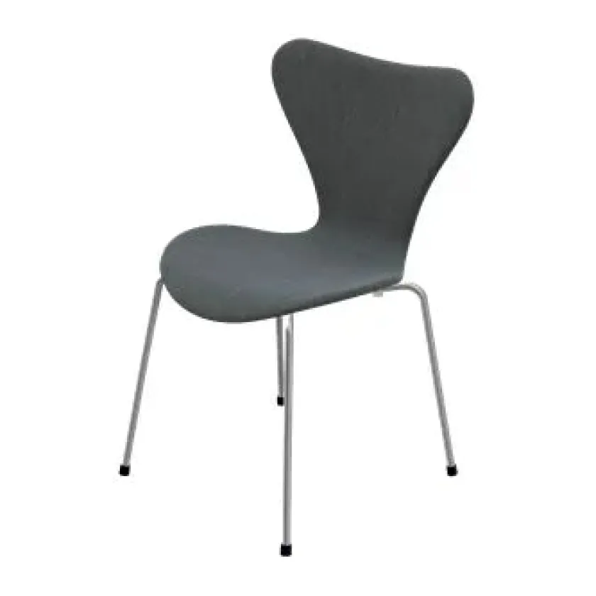 Fritz Hansen 3107 Serie 7, fuldpolstret af Arne Jacobsen> Spisebordsstole