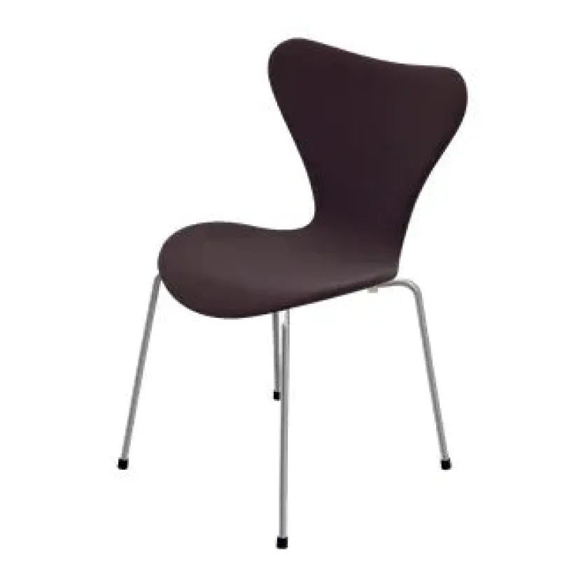Fritz Hansen 3107 Serie 7, fuldpolstret af Arne Jacobsen> Spisebordsstole