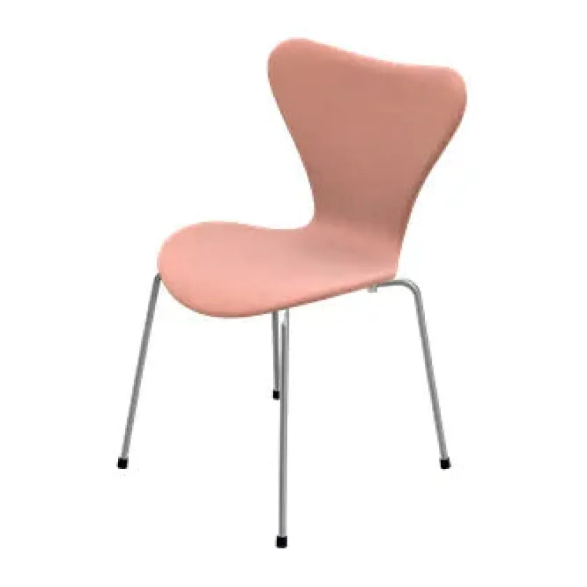 Fritz Hansen 3107 Serie 7, fuldpolstret af Arne Jacobsen> Spisebordsstole