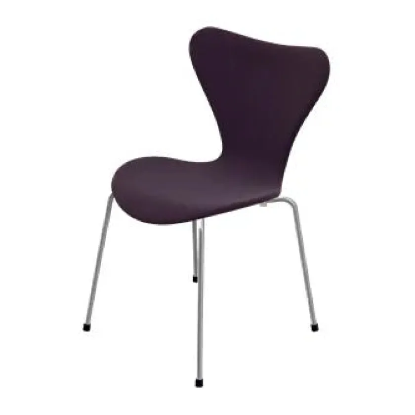Fritz Hansen 3107 Serie 7, fuldpolstret af Arne Jacobsen> Spisebordsstole