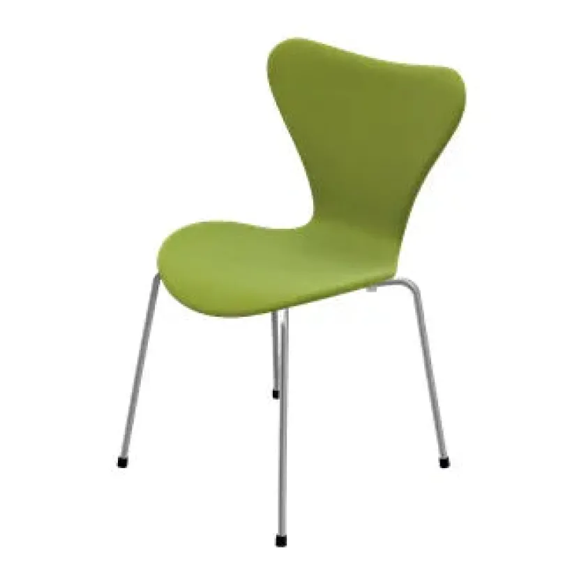 Fritz Hansen 3107 Serie 7, fuldpolstret af Arne Jacobsen> Spisebordsstole