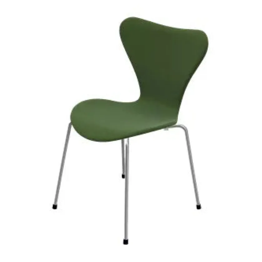 Fritz Hansen 3107 Serie 7, fuldpolstret af Arne Jacobsen> Spisebordsstole