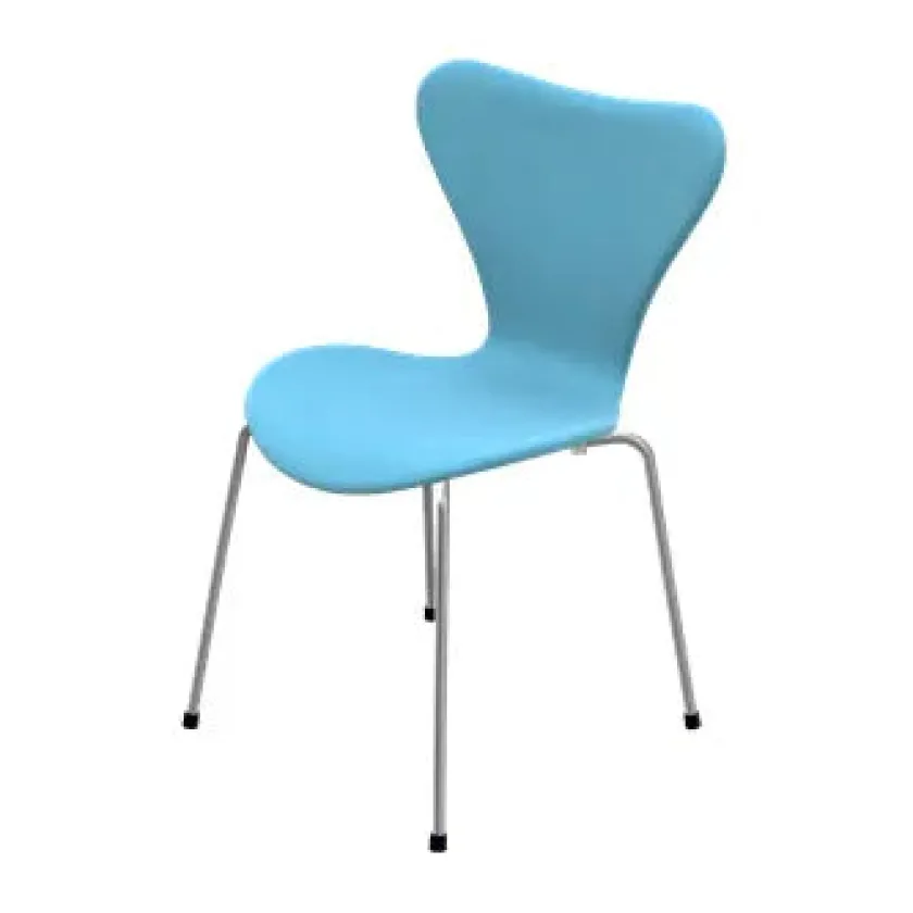 Fritz Hansen 3107 Serie 7, fuldpolstret af Arne Jacobsen> Spisebordsstole