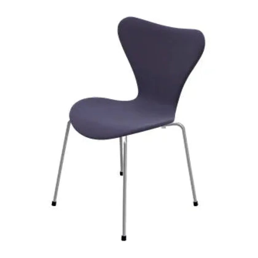 Fritz Hansen 3107 Serie 7, fuldpolstret af Arne Jacobsen> Spisebordsstole