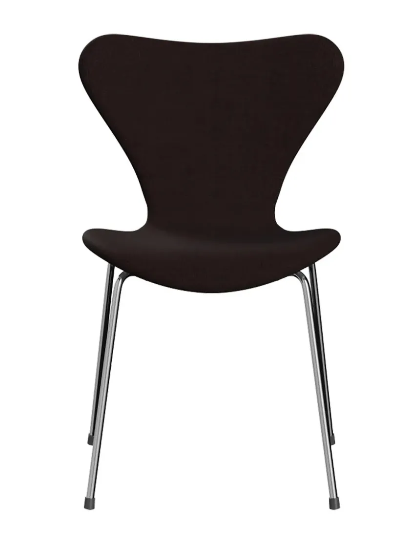 Fritz Hansen 3107 Serie 7, fuldpolstret af Arne Jacobsen> Spisebordsstole