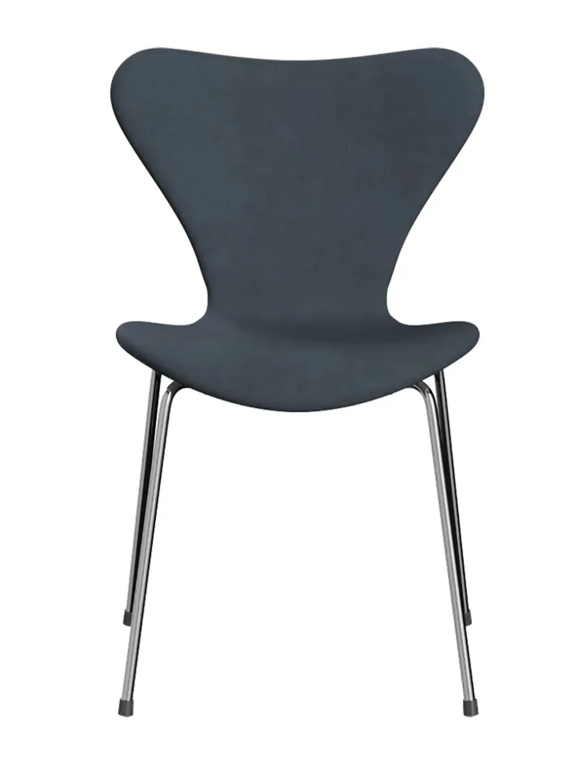 Fritz Hansen 3107 Serie 7, fuldpolstret af Arne Jacobsen> Spisebordsstole