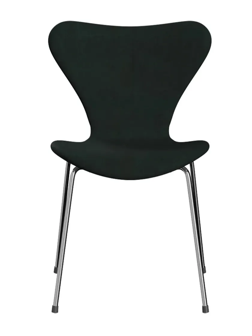 Fritz Hansen 3107 Serie 7, fuldpolstret af Arne Jacobsen> Spisebordsstole