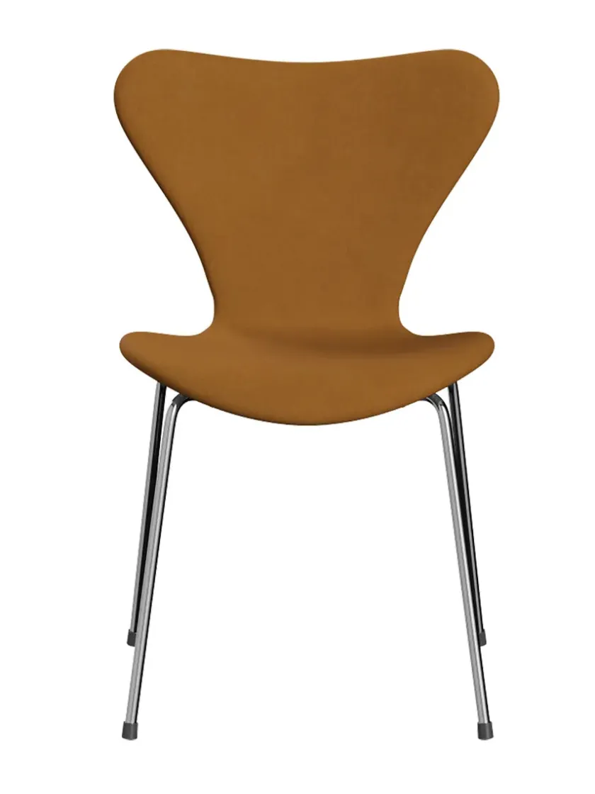 Fritz Hansen 3107 Serie 7, fuldpolstret af Arne Jacobsen> Spisebordsstole