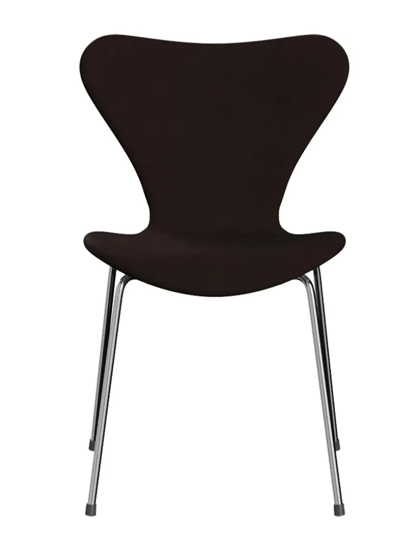 Fritz Hansen 3107 Serie 7, fuldpolstret af Arne Jacobsen> Spisebordsstole