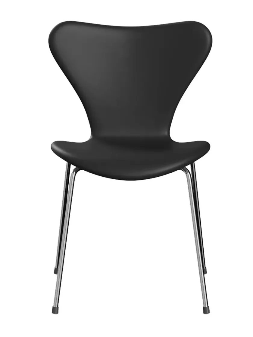 Fritz Hansen 3107 Serie 7, fuldpolstret af Arne Jacobsen> Spisebordsstole