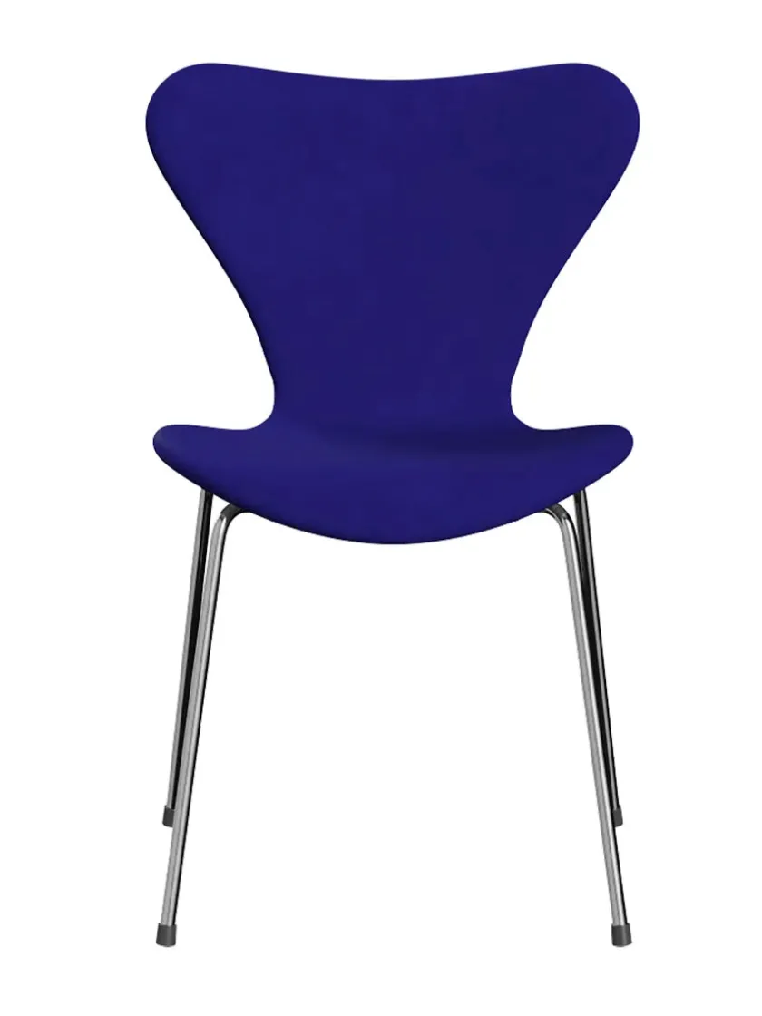 Fritz Hansen 3107 Serie 7, fuldpolstret af Arne Jacobsen> Spisebordsstole